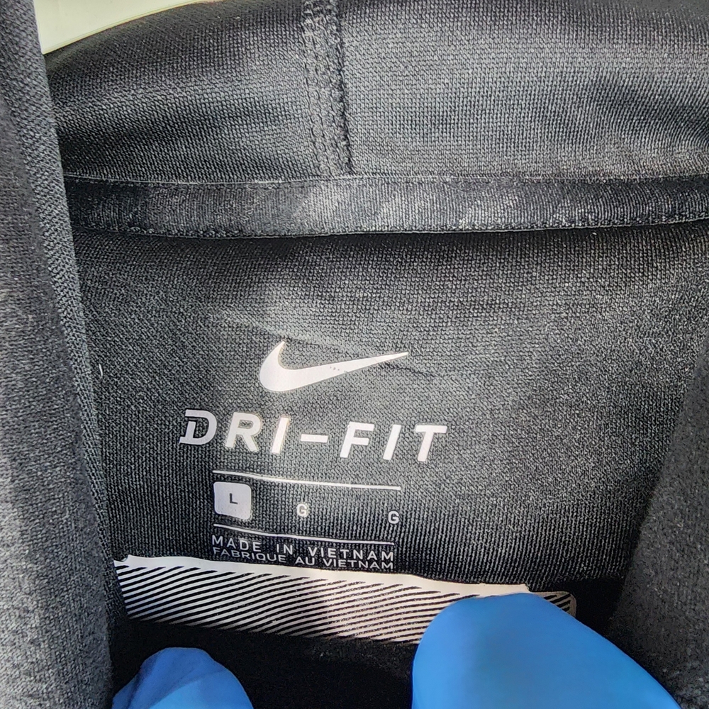 Nike Black and Gold Sleeveless Hoodie - Picture 2 of 4
